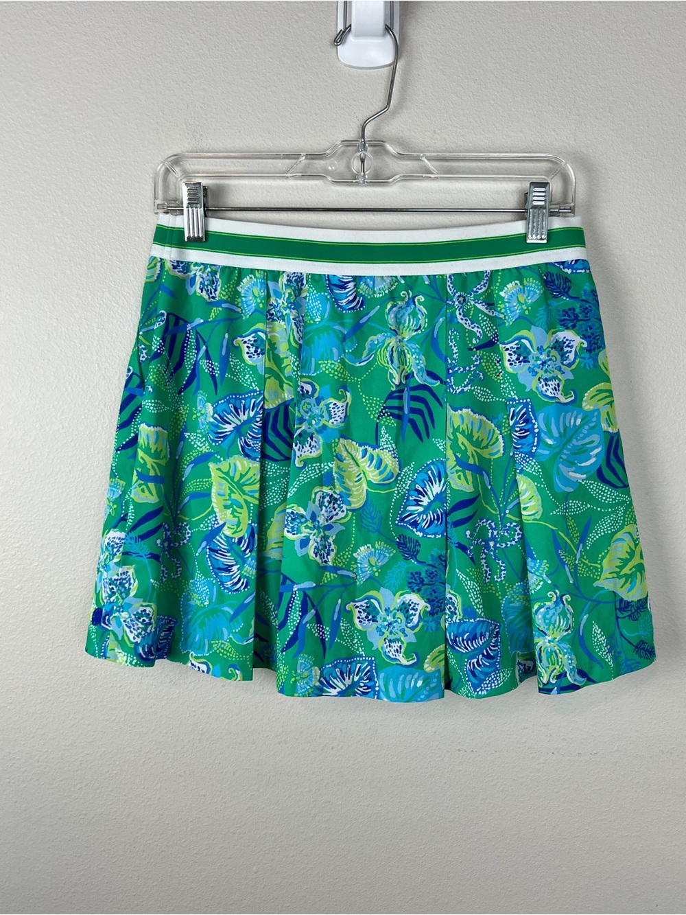 Lilly Pulitzer Luxletic Silvana Flutter Palm Tennis Skort Skirt - Picture 3 of 4
